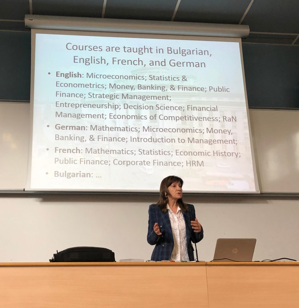 Sonia Georgieva, de l'Université St-Kliment Ohridski à Sofia (Bulgarie)